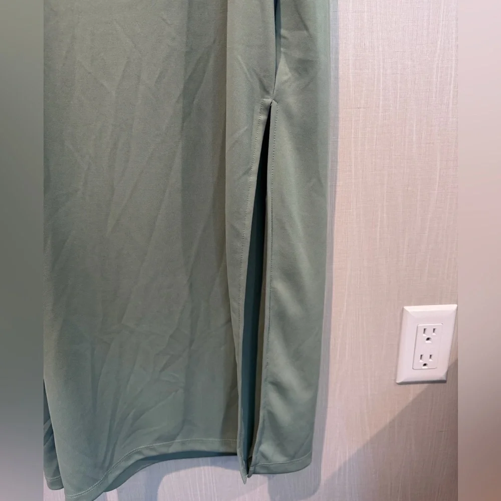 H&M Strapless Green Dress
